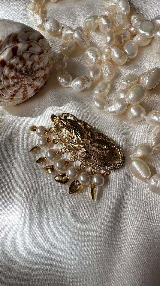 Sandookh Punjabi sui hair pin gold plated