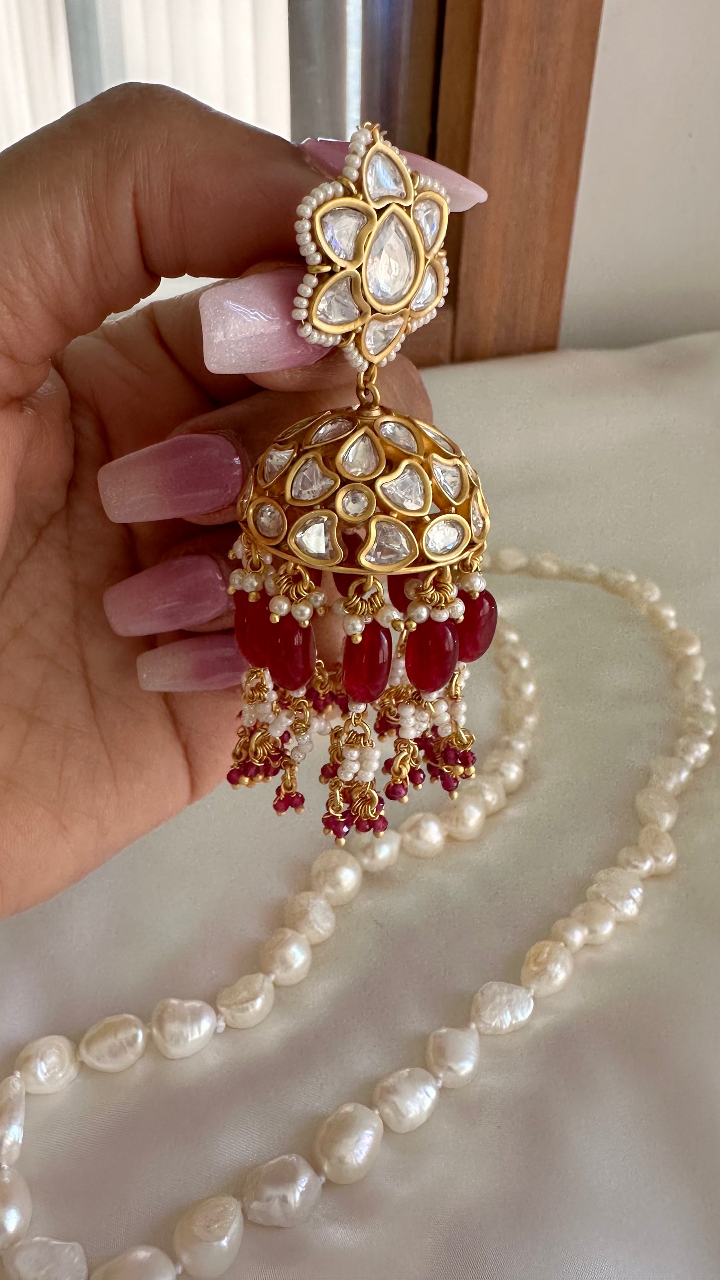 Uncut jhumka