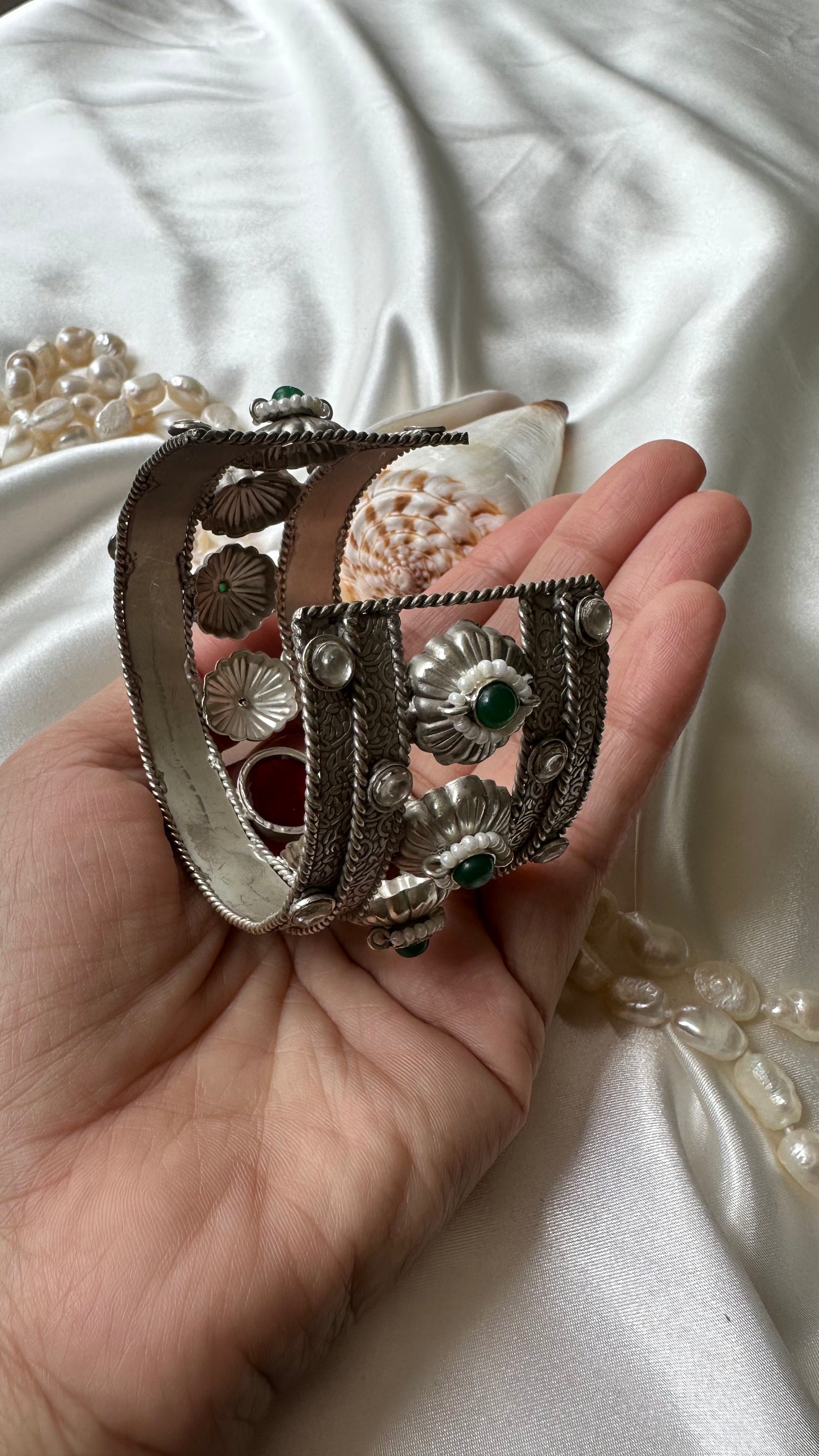 Banjara german silver kangan adjustable