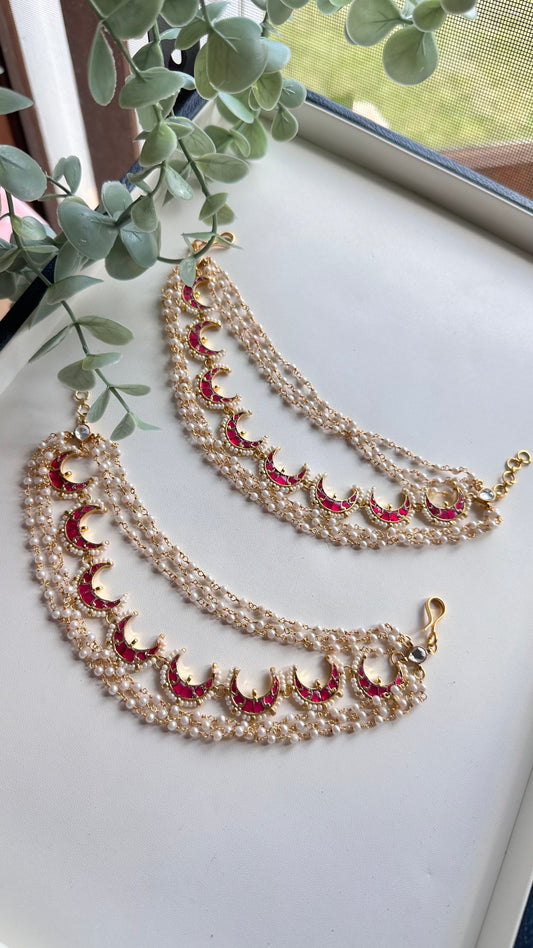 Pachi kundan sahare ruby