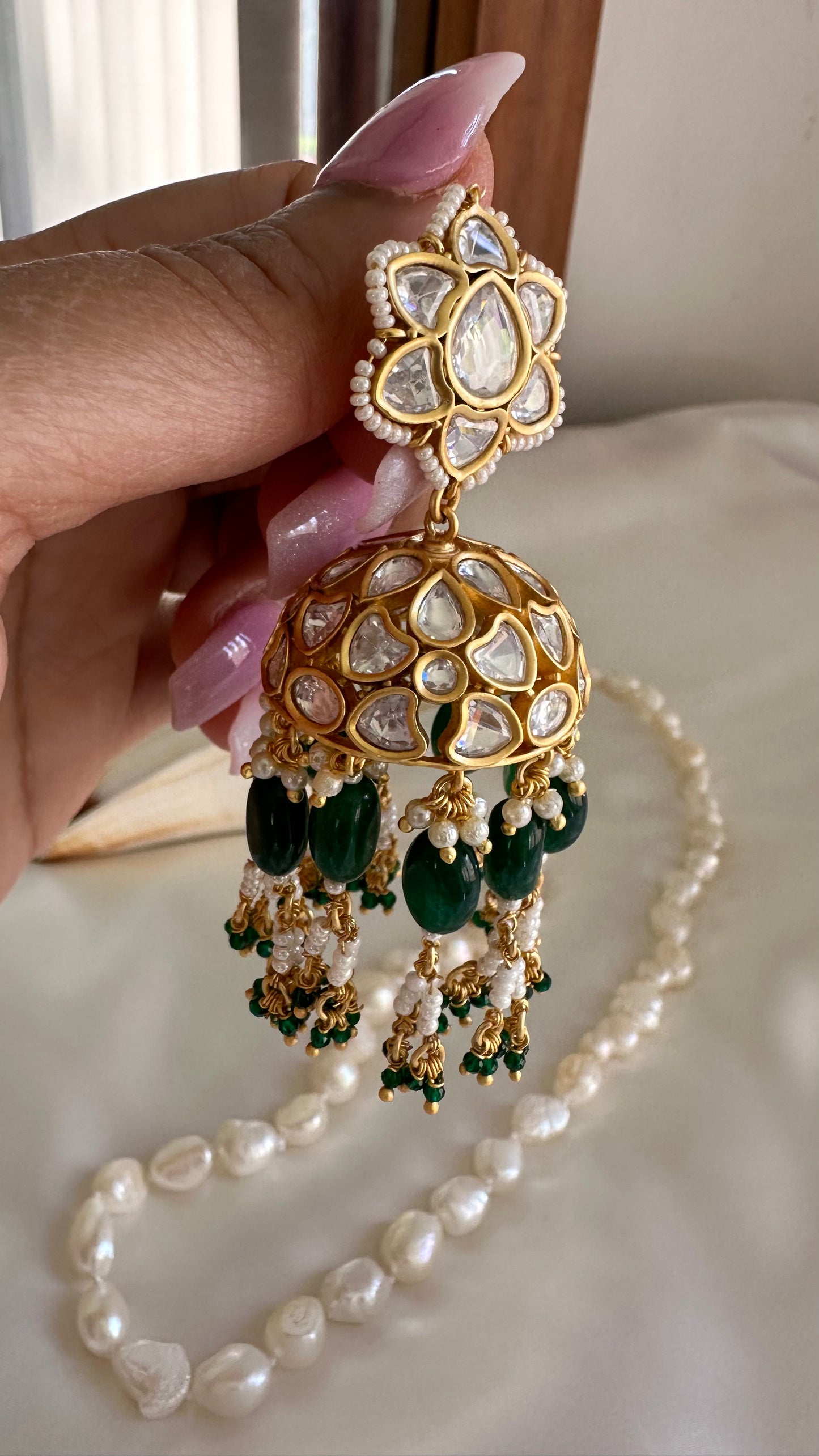 Uncut jhumka