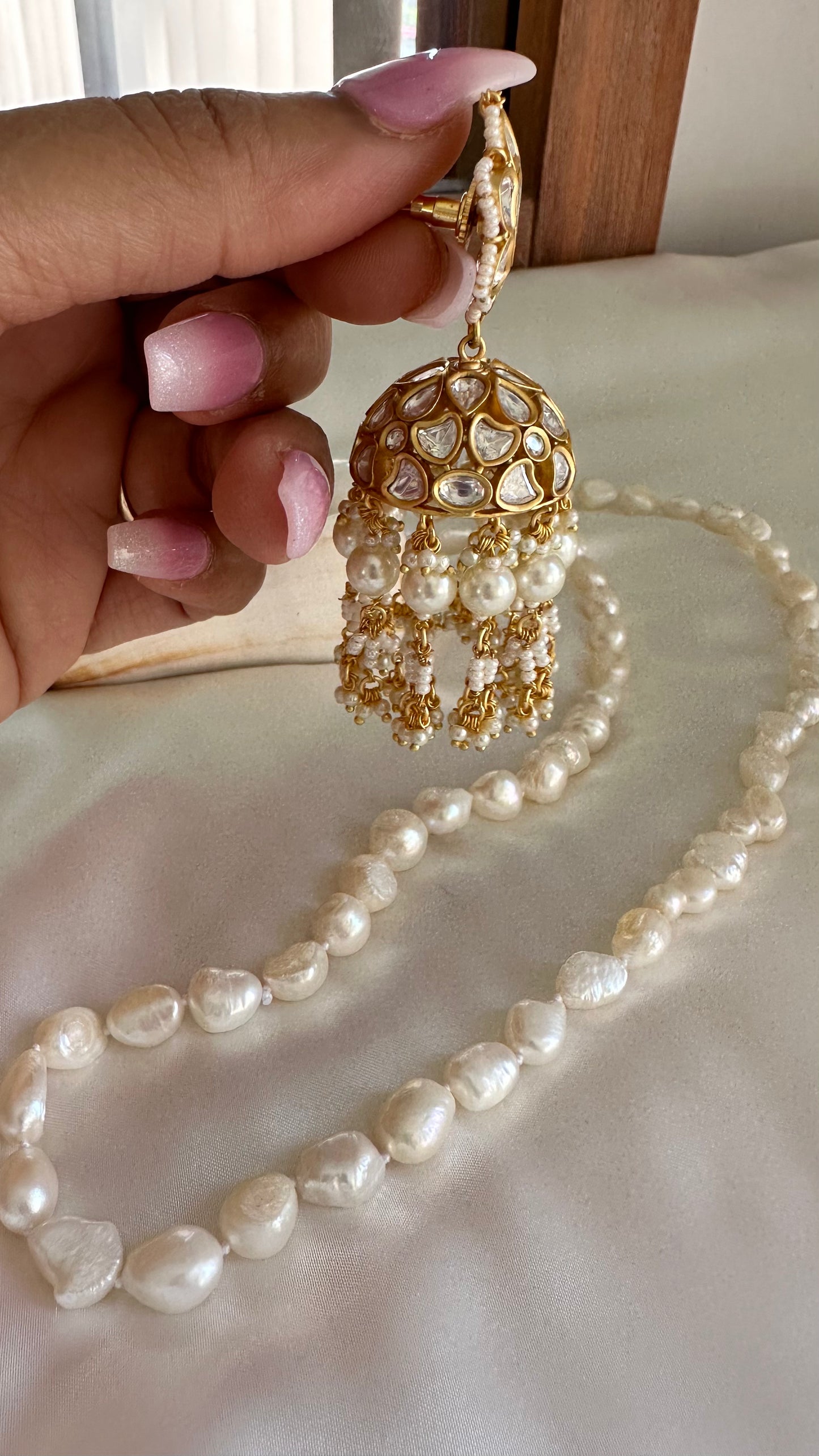 Uncut jhumka