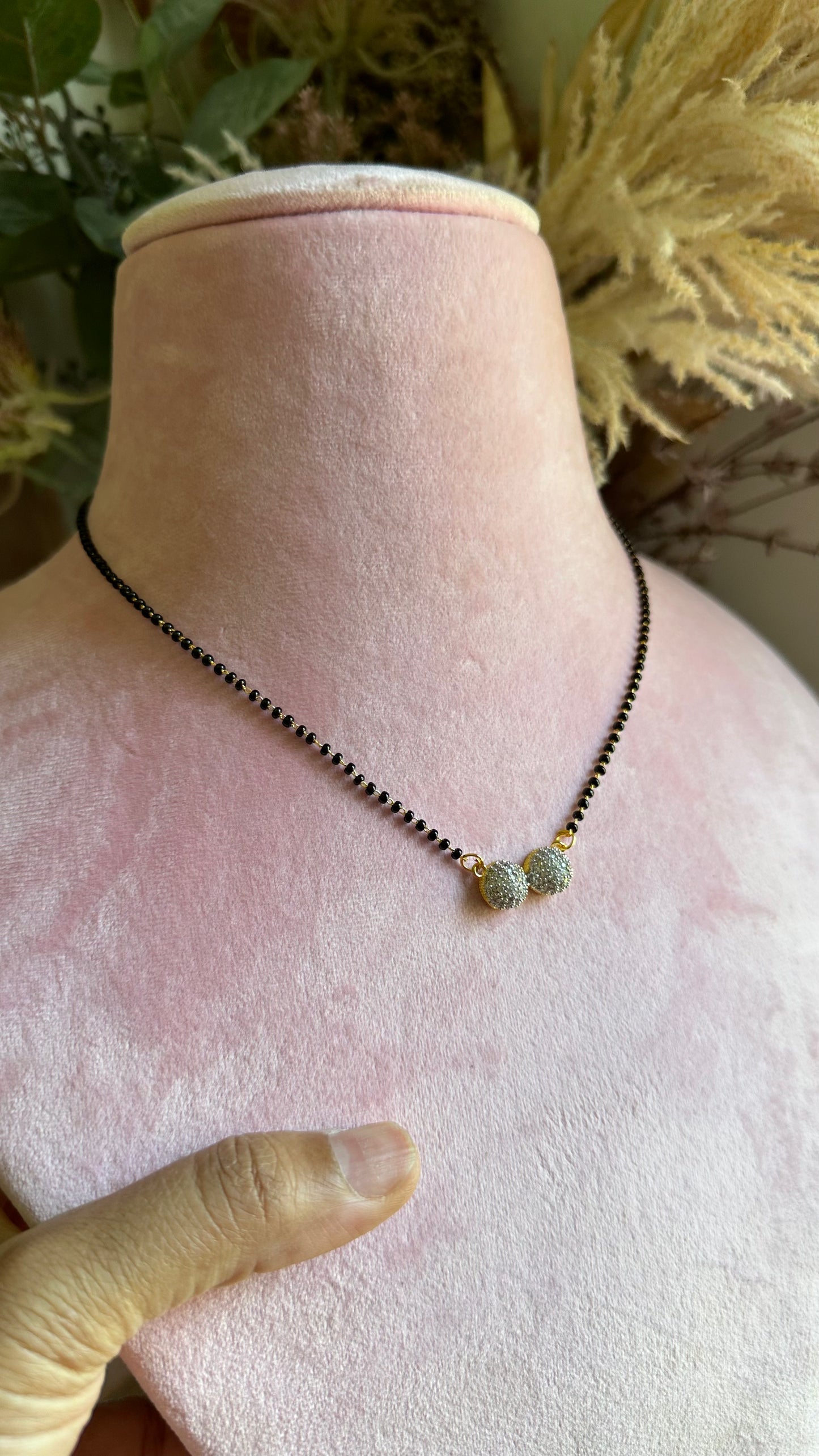 Mangalsutar American diamond