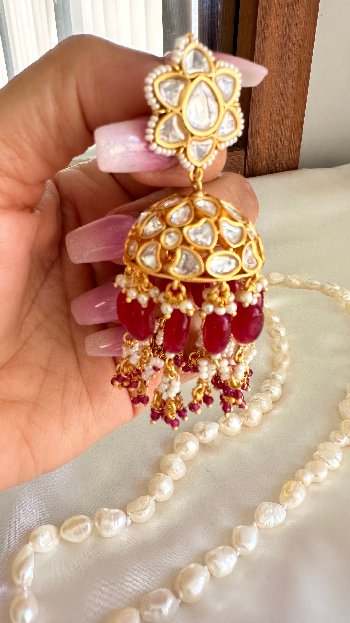 Uncut jhumka