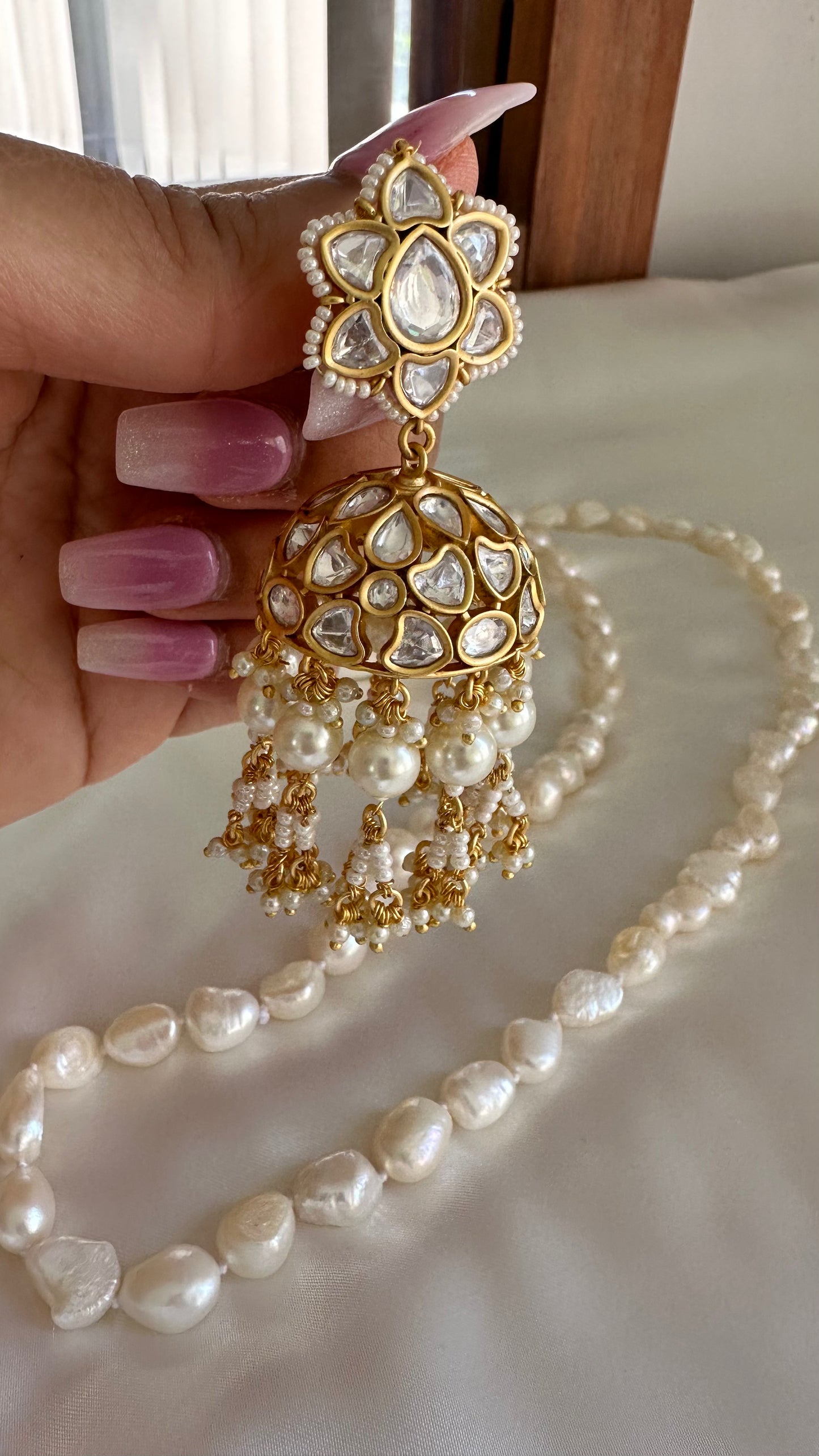 Uncut jhumka