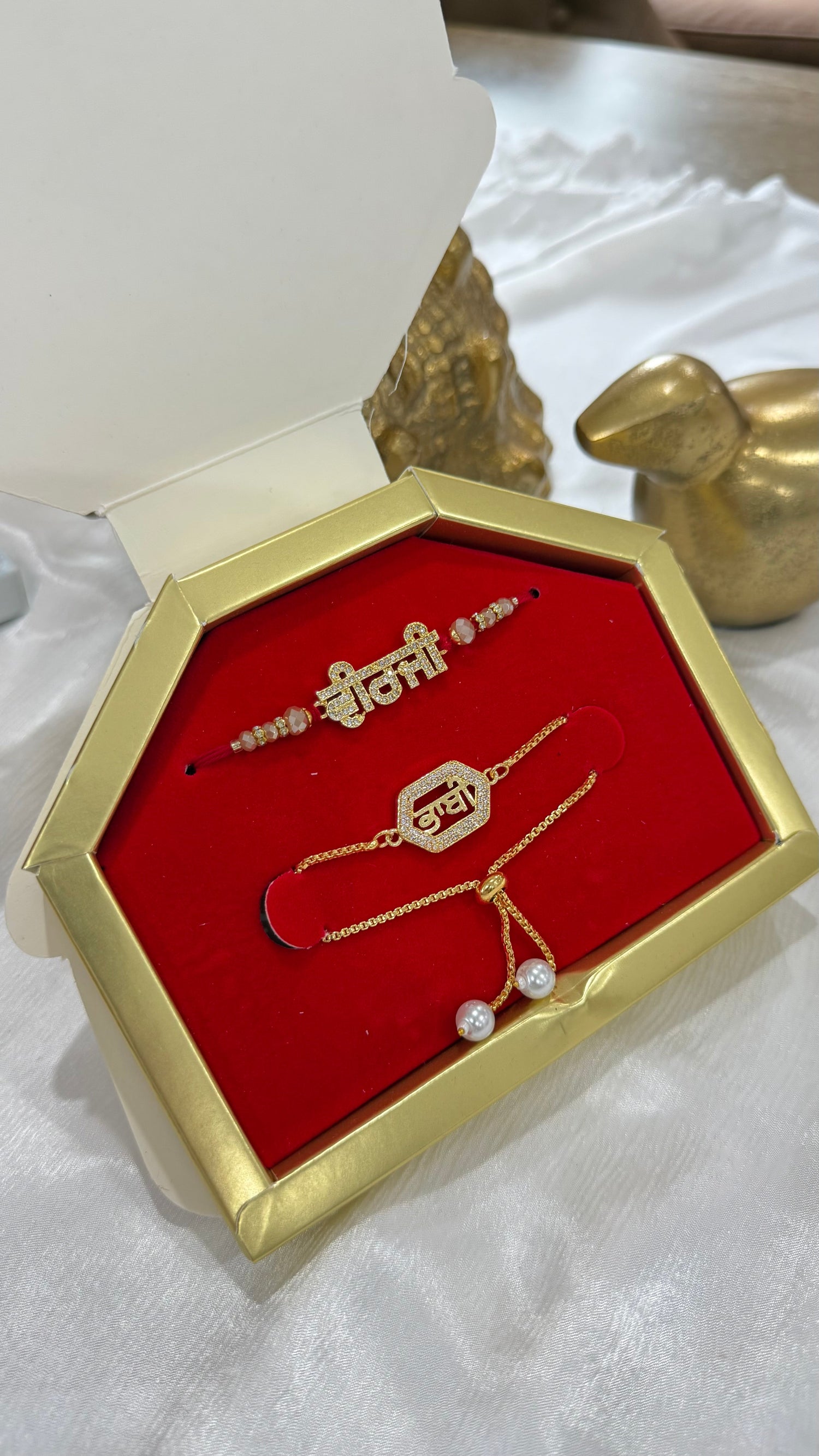 Veer & Bhabhi Combo Bhai Matching  Rakhi Collection