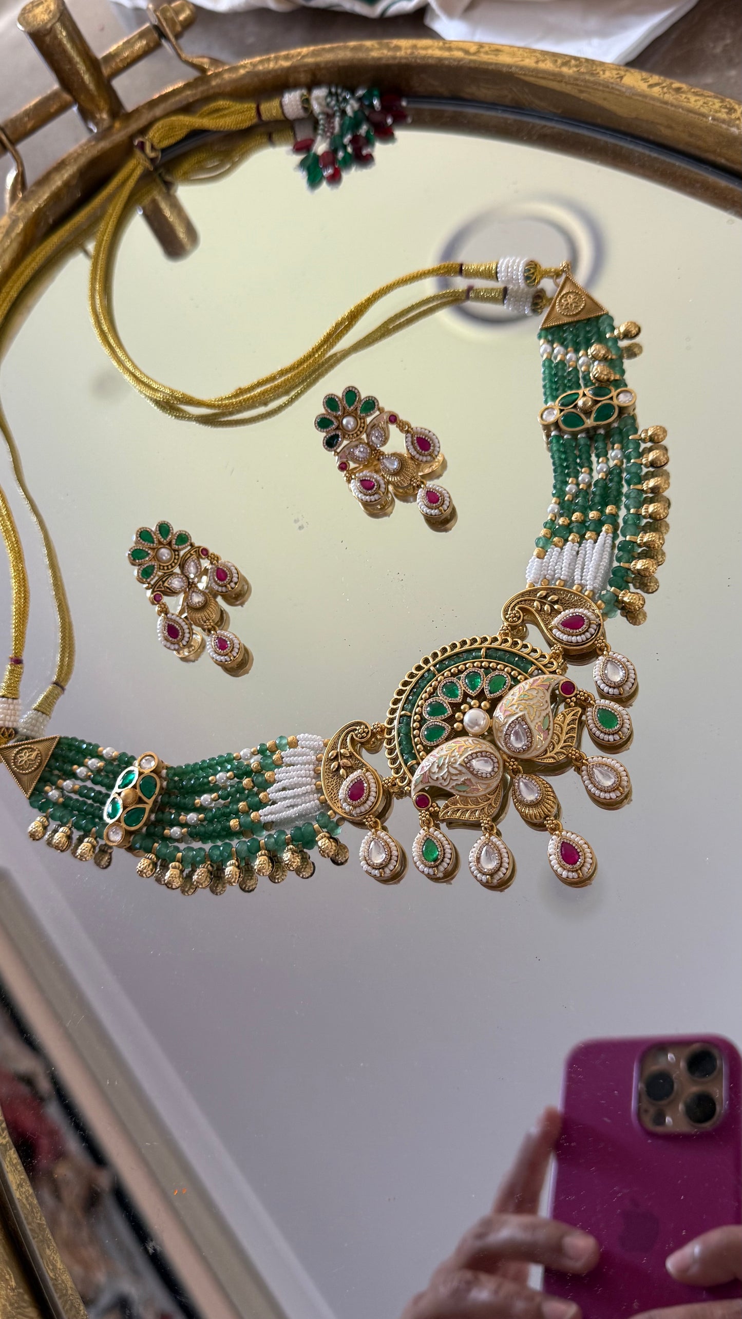 Gold Plated Necklace Jewelry  Sandookh collection