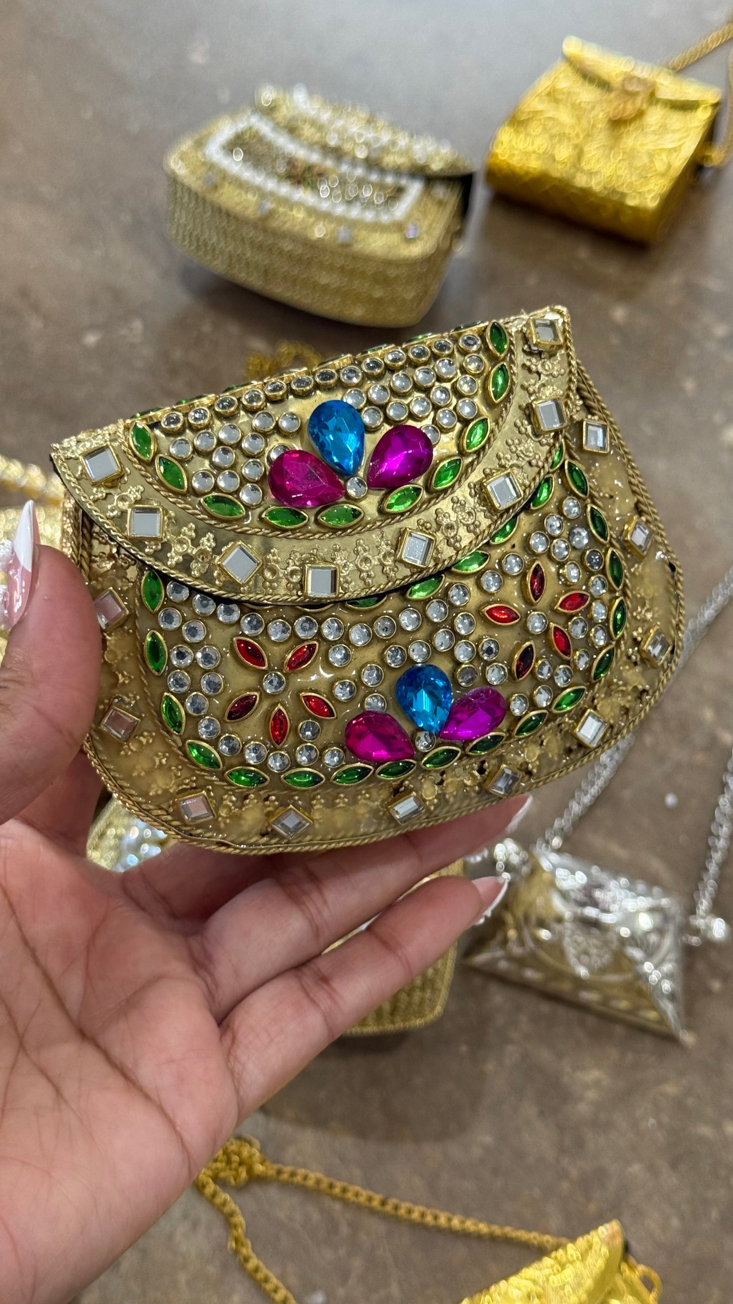 Designer Party Handbags evening clutch ( Mini Bag )