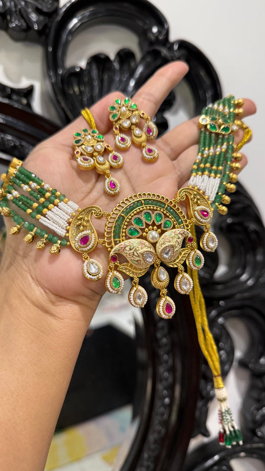 Gold Plated Necklace Jewelry  Sandookh collection
