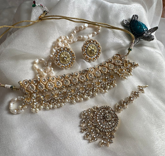 pachi kundan choker perfect for bride