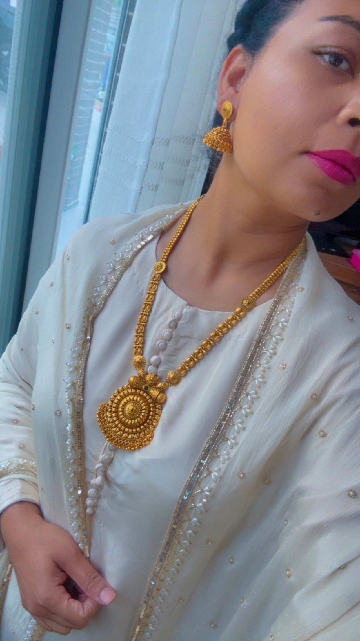 Antique Look Raani Haar – Traditional Bridal Necklace Set sandookh collection