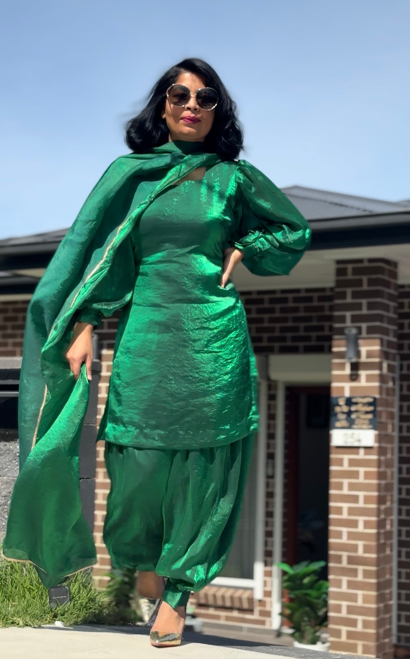 Salwar suit / Punjabi suit green