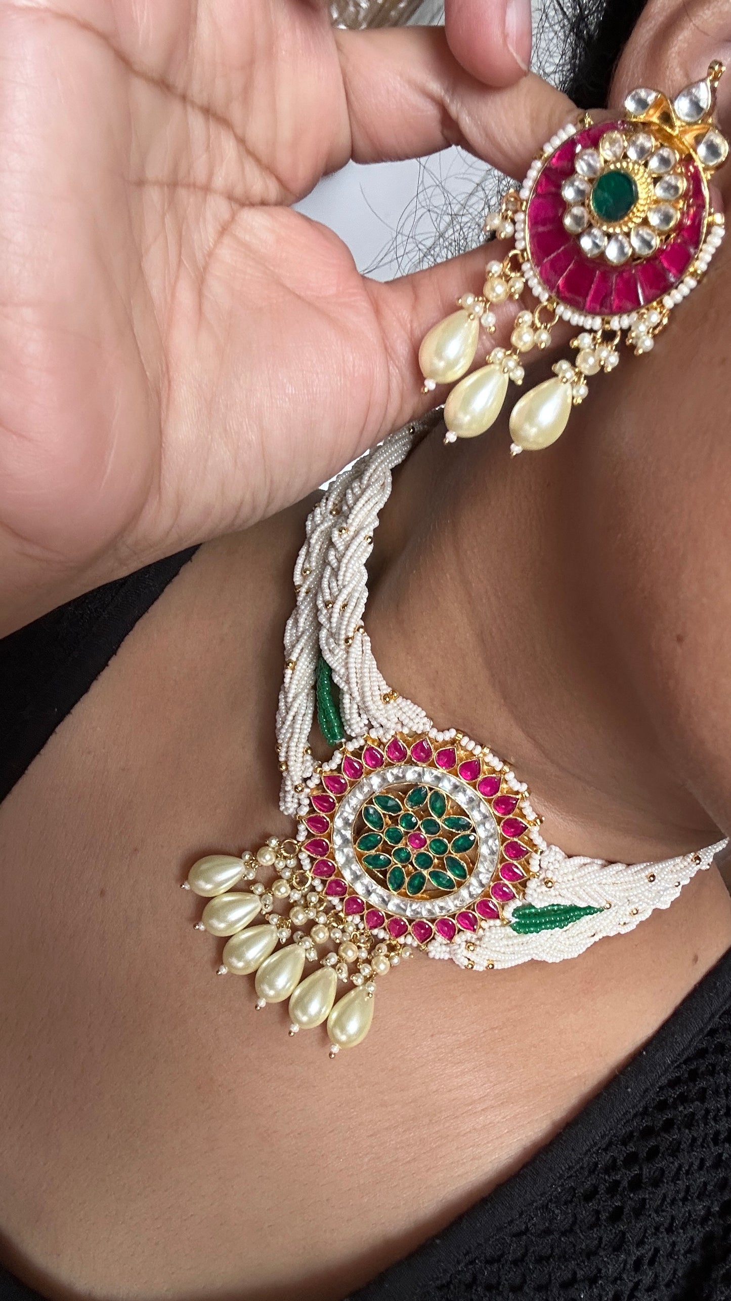 pachi kundan choker