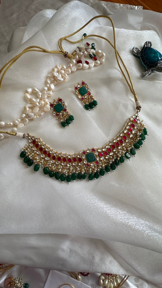 pachi kundan choker or necklace