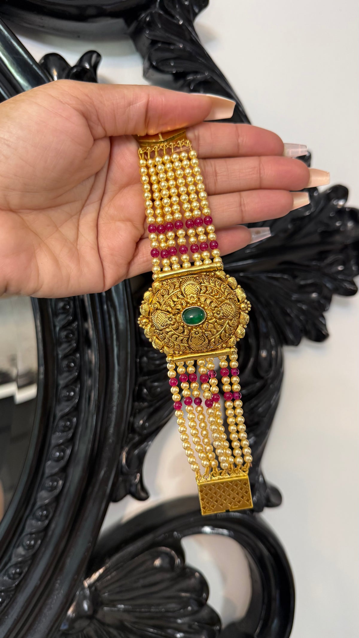 Gold Plated Bahi Bracelet for Women | Traditional Indian Jewellery Australia