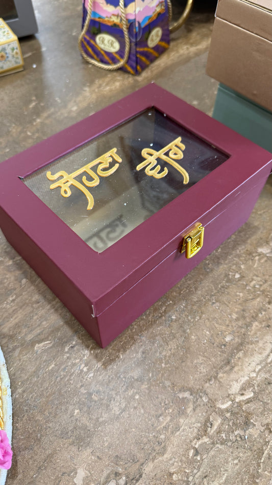 rakhi gift hamper empty box