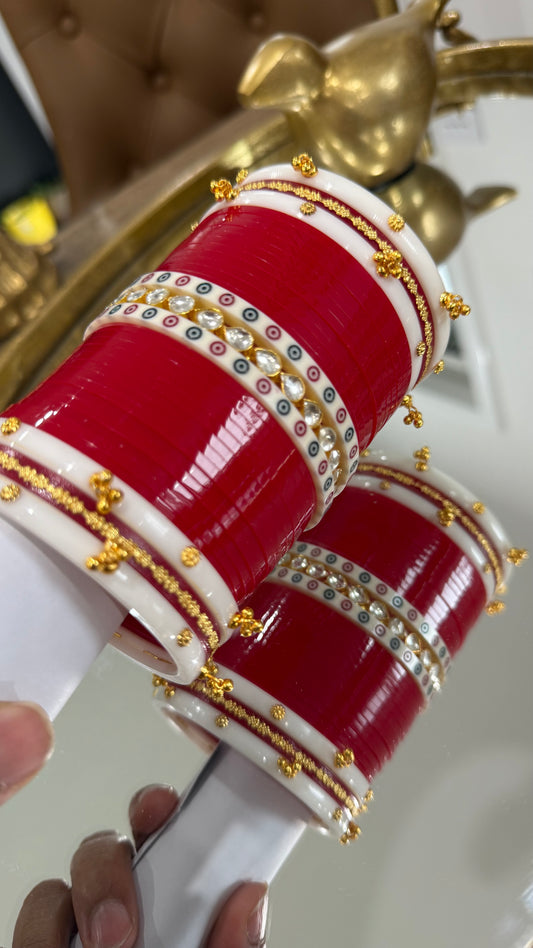 Premium Bridal Choora with pachi kangan