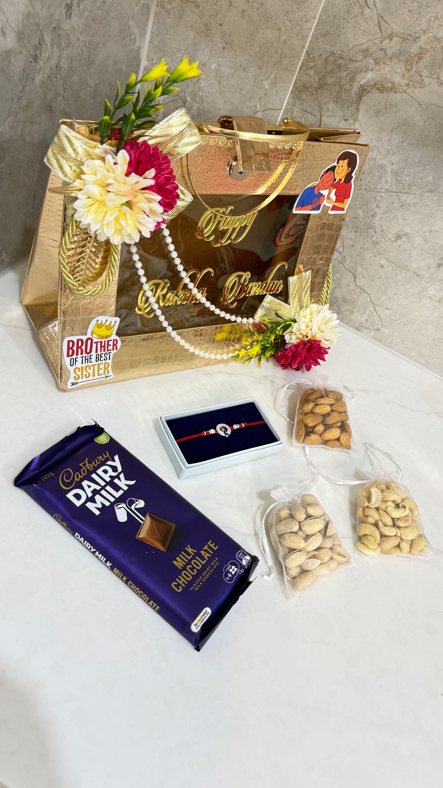 Premium Rakhi Gift Hamper for bhai / brother