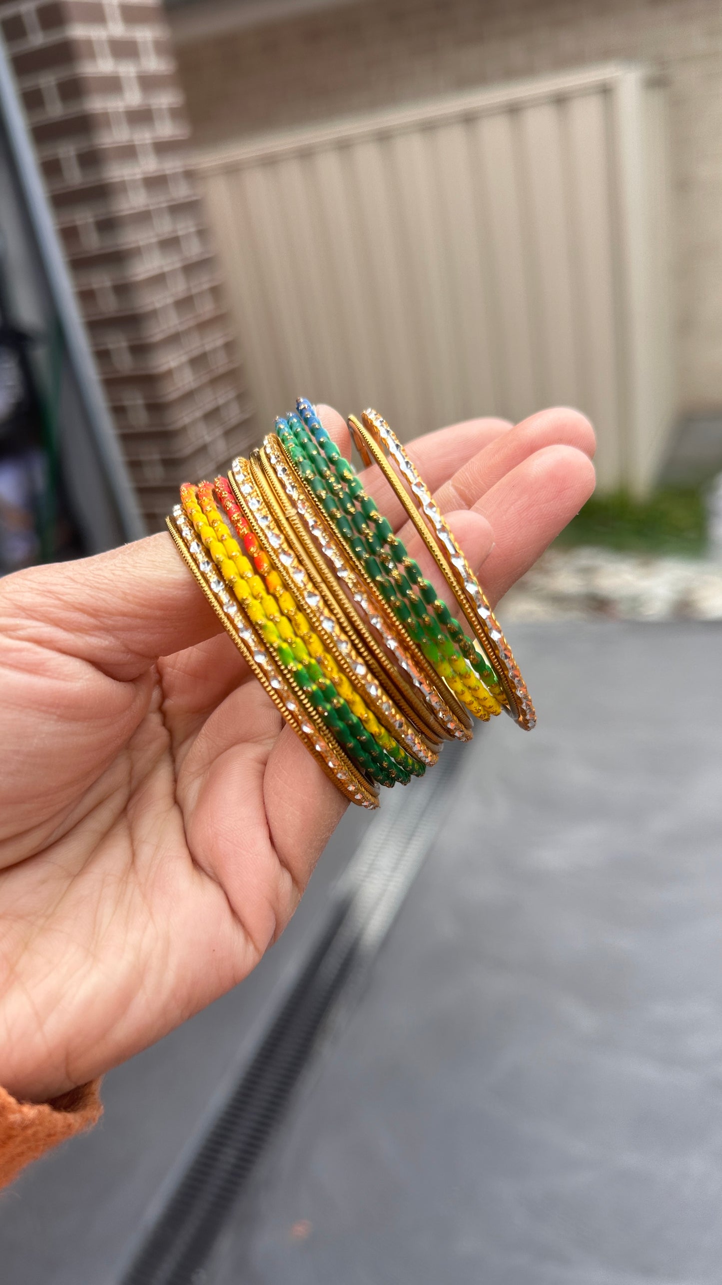 multi metal bangles