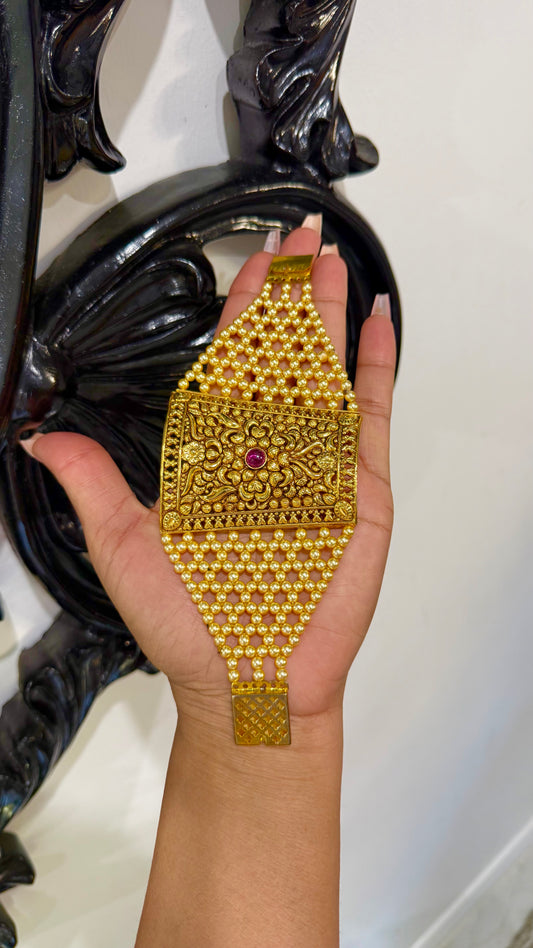 Gold Plated Bahi Bracelet for Women | Traditional Indian Jewellery Australia