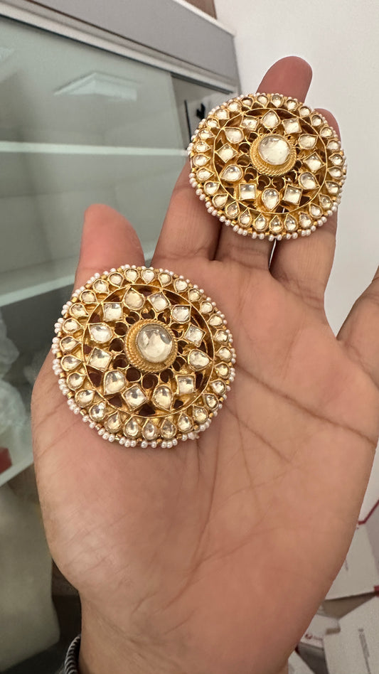 pachi kundan stud