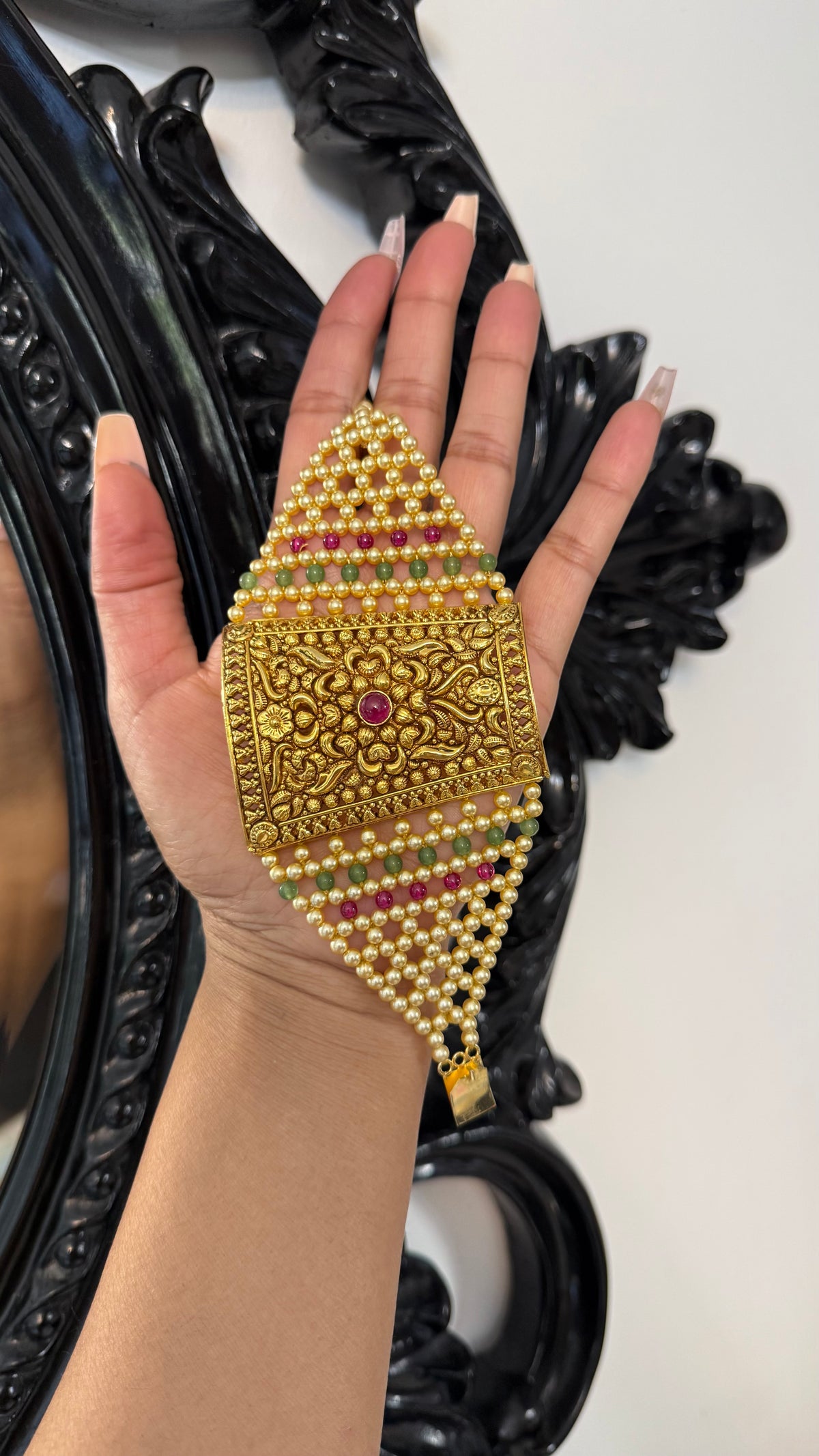 Gold Plated Bahi Bracelet for Women | Traditional Indian Jewellery Australia