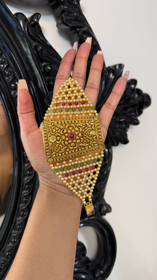 Gold Plated Bahi Bracelet for Women | Traditional Indian Jewellery Australia