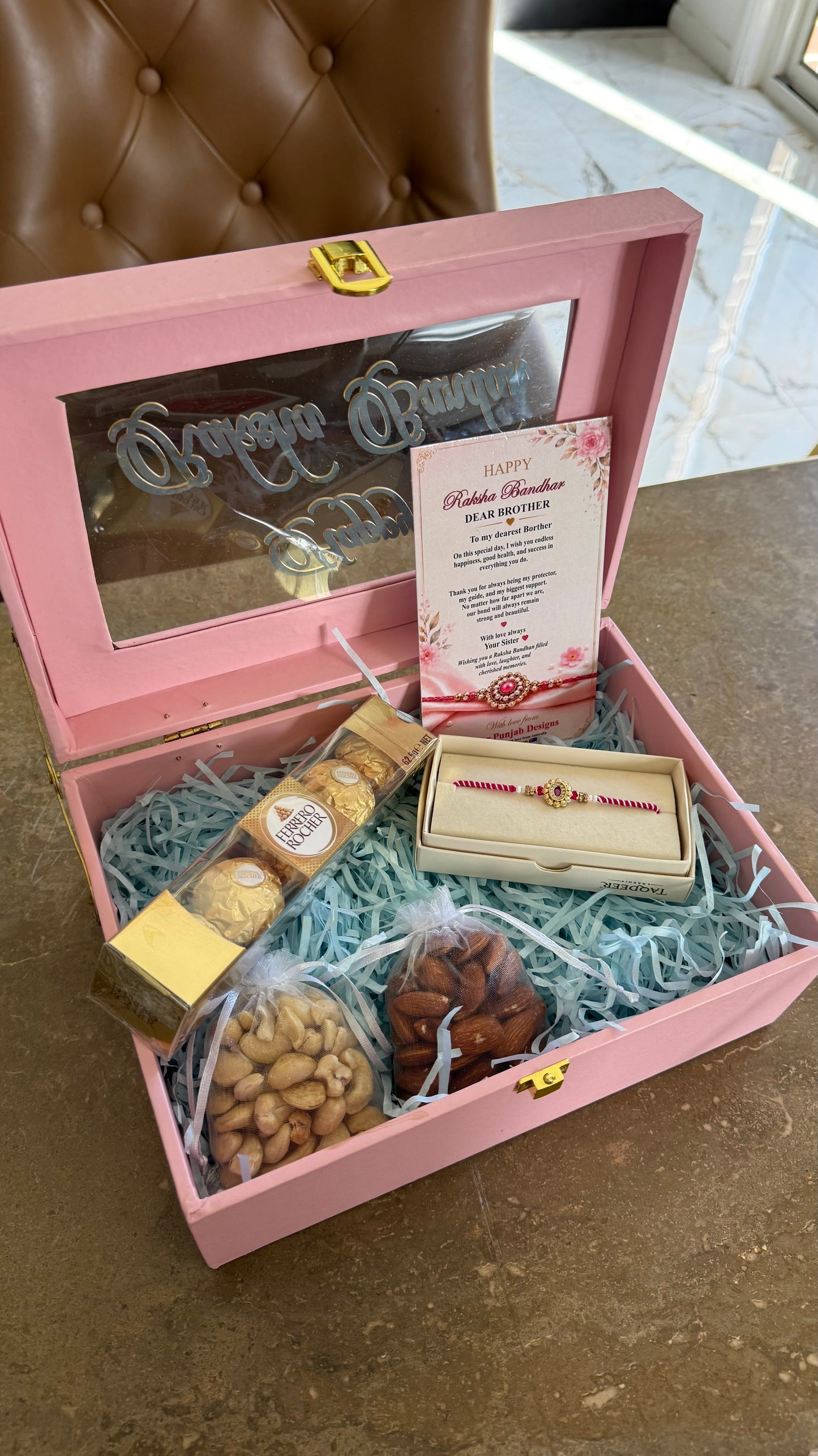 Premium  Rakhi gift hamper for Brother