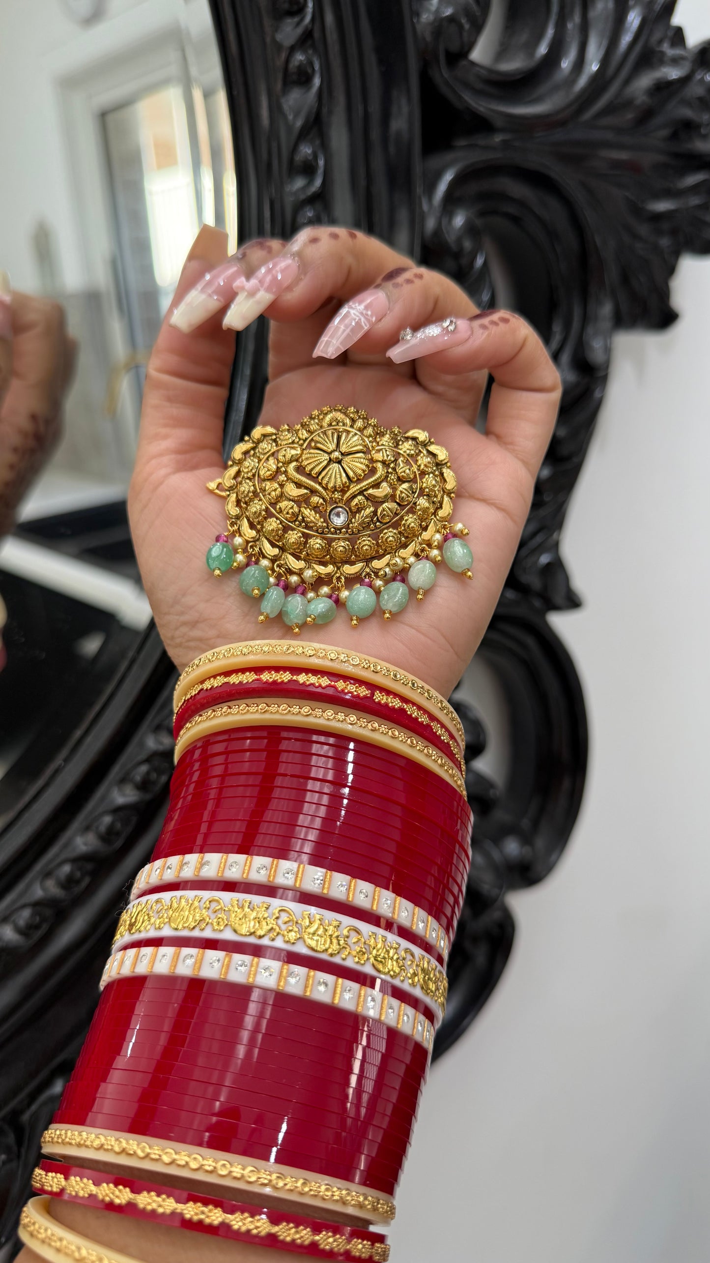 Gold plated hair pin Sui Traditional Punjabi Jewellery Australia