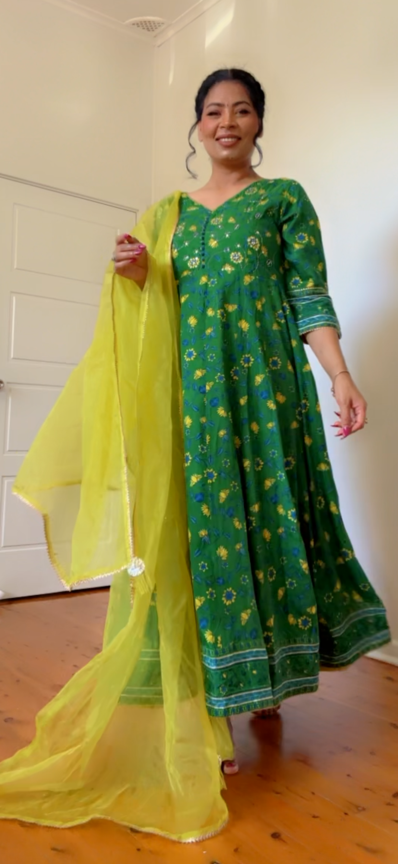 Anarkali gown outfit