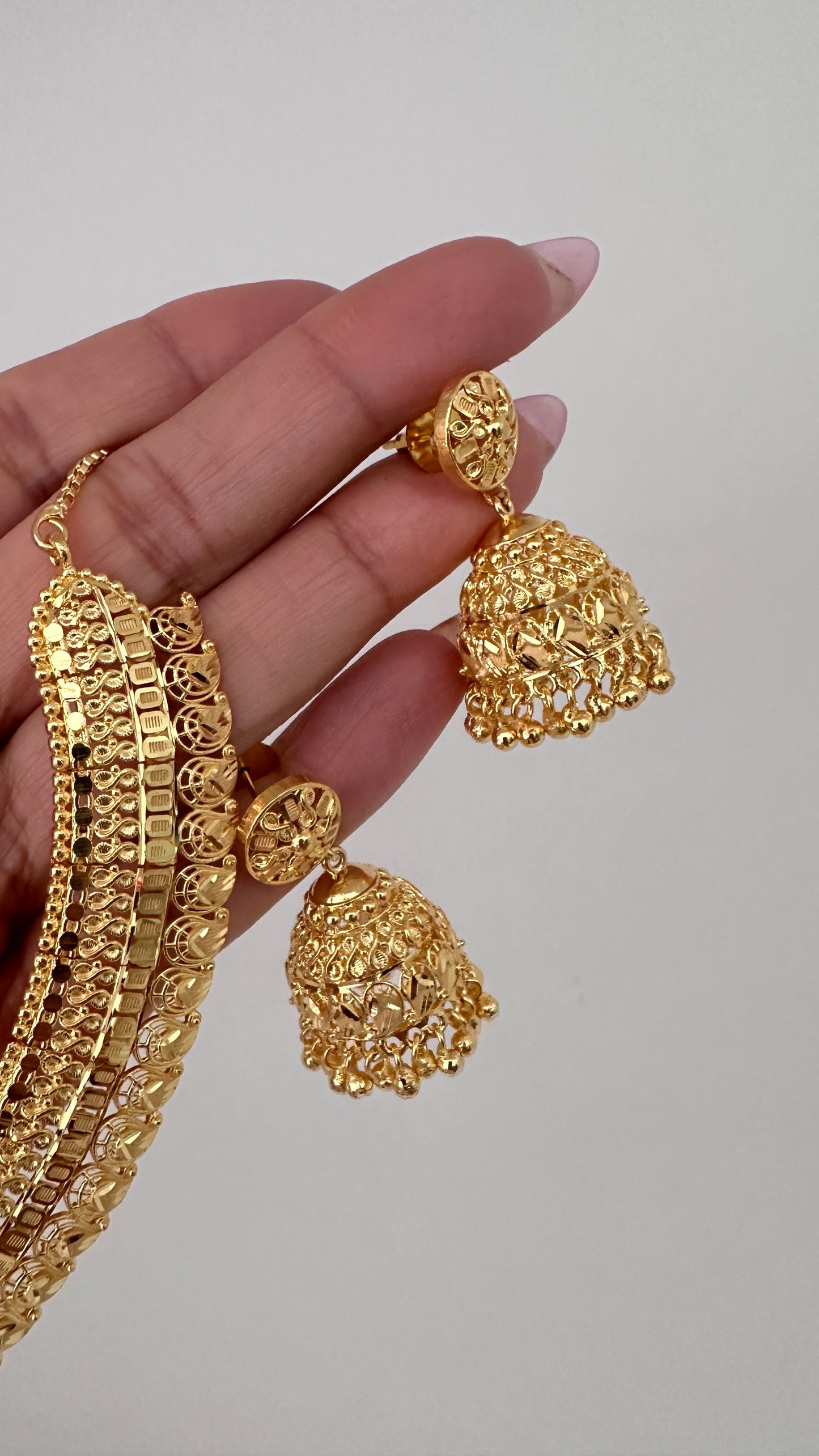 Gold plated necklace Sandookh collection