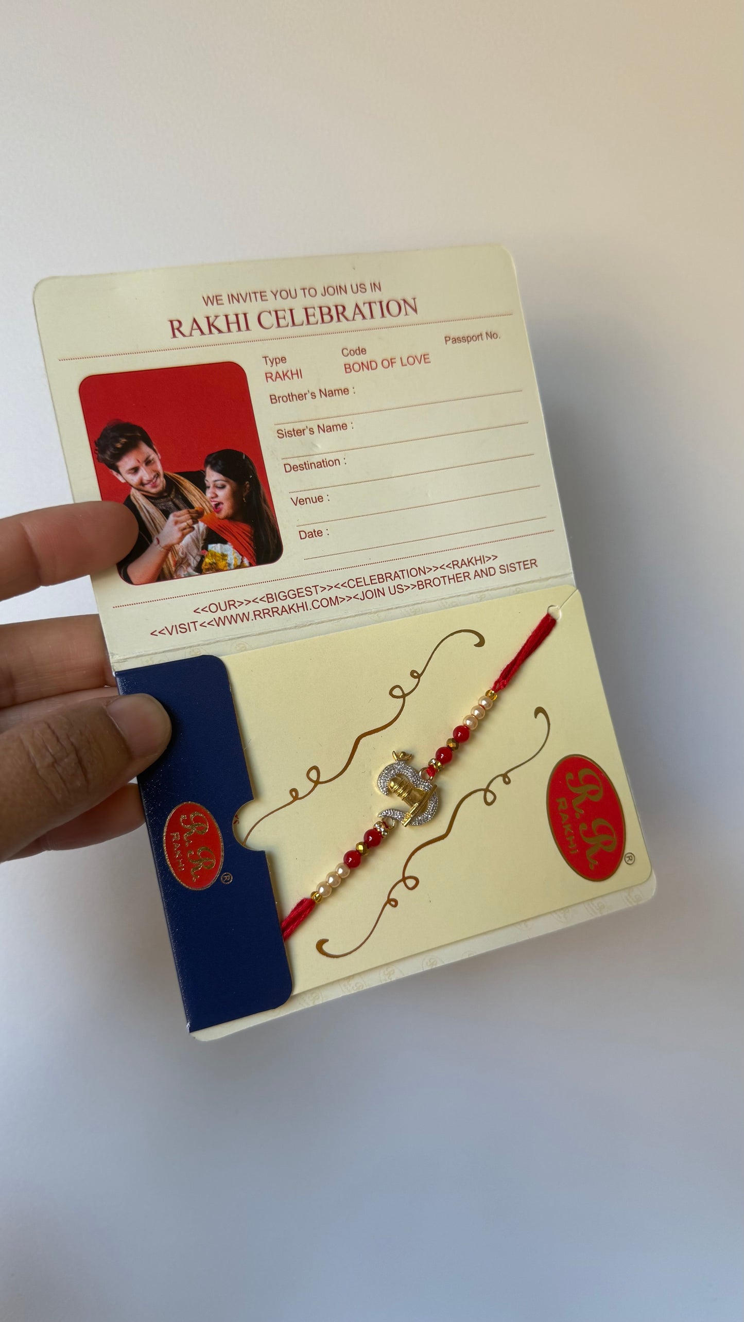 Premium  Rakhi with OM charm