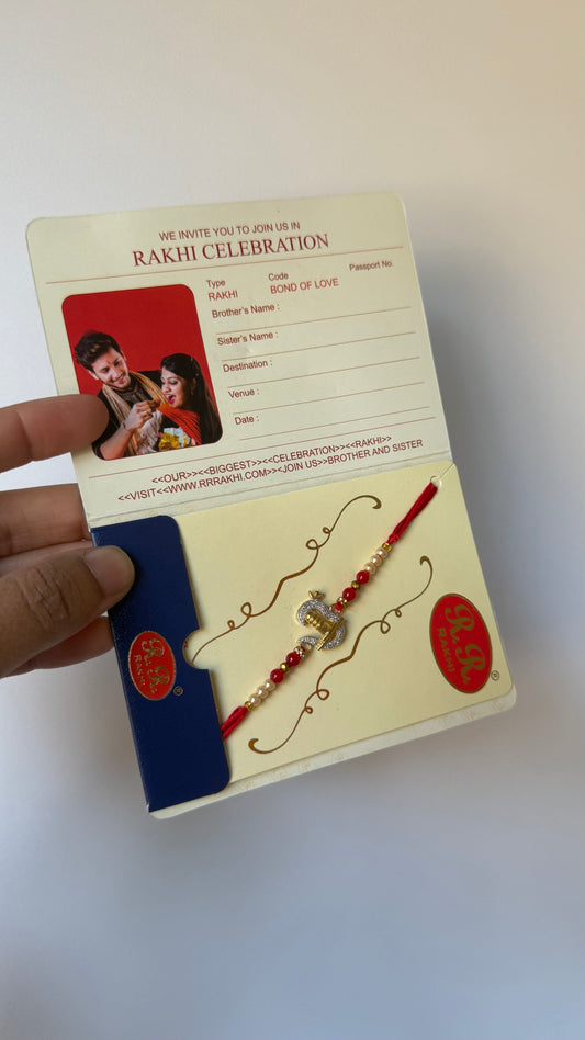 Premium  Rakhi with OM charm