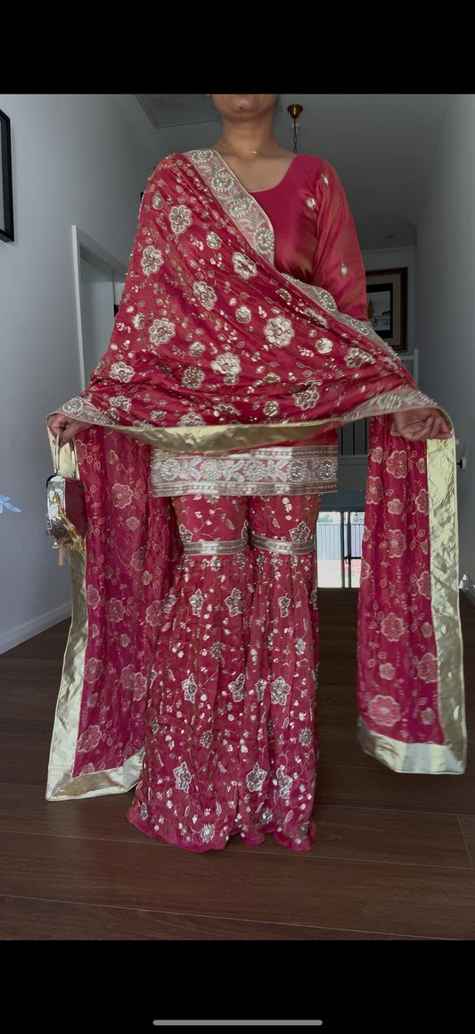 Party wear garrara suit