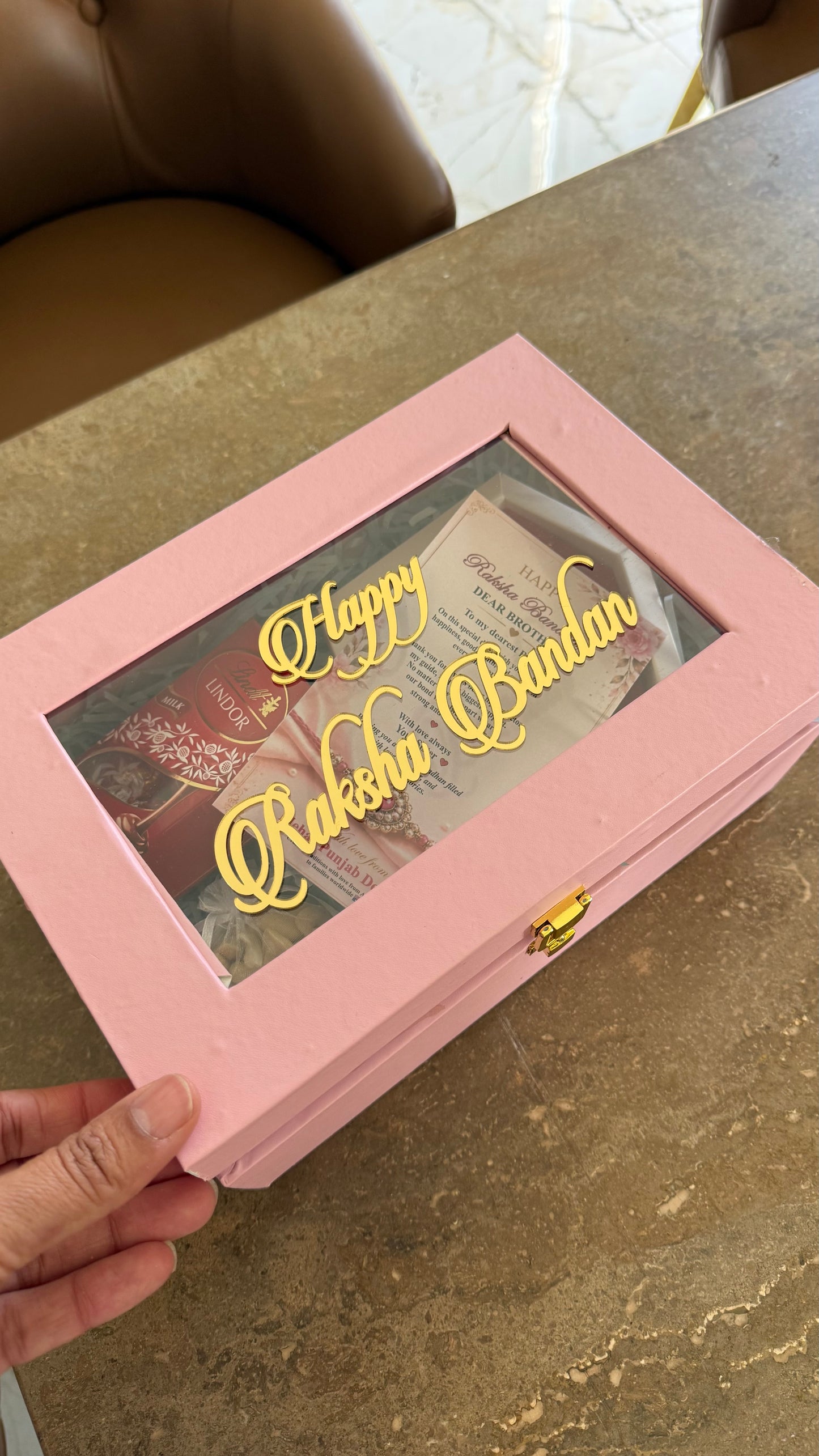 Premium  Rakhi gift hamper for Brother and Bhabi combo