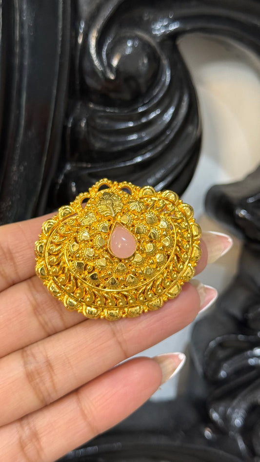 Gold plated hair clip (sui ) sandookh collection
