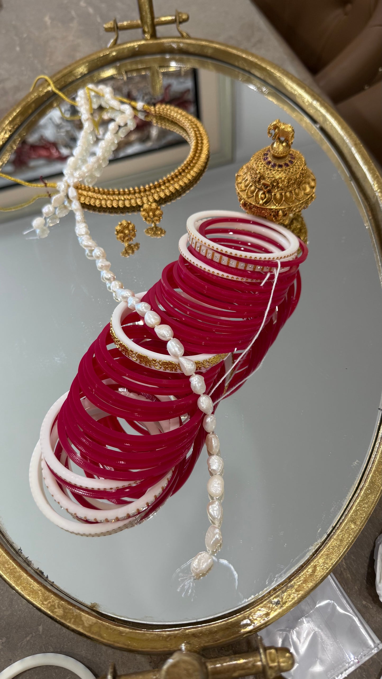 Premium Bridal Choora raani pink chuda