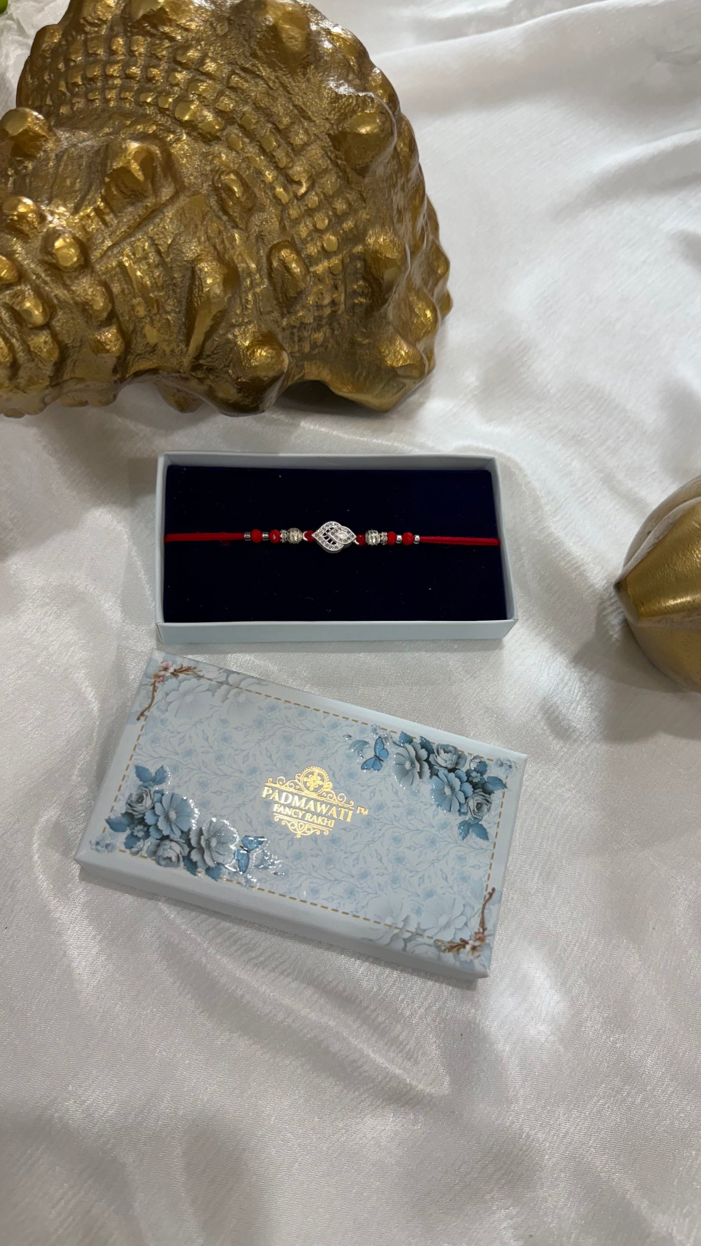 Silver Rakhi for Brother