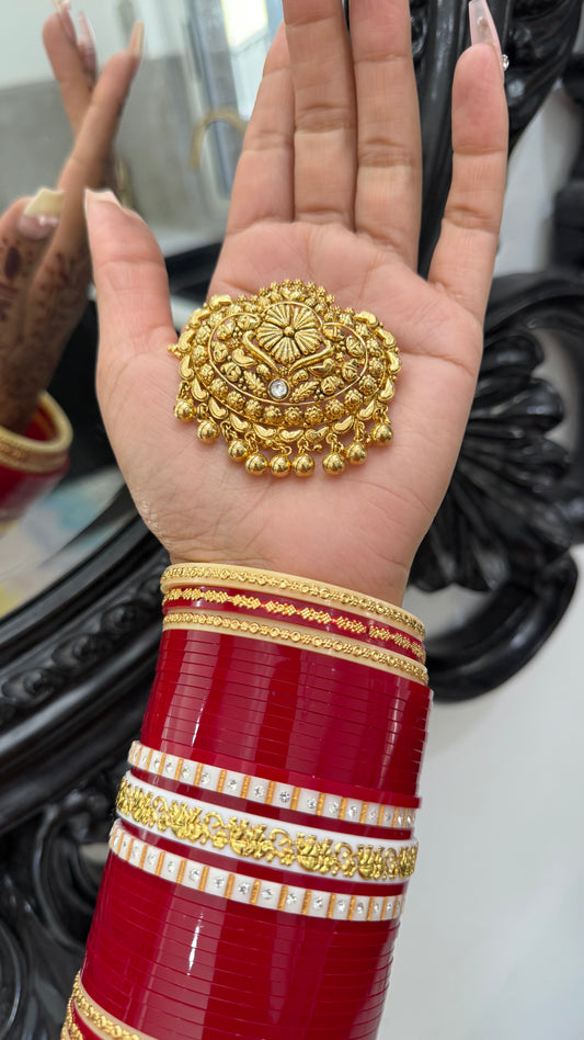 Gold plated hair pin Sui Traditional Punjabi Jewellery Australia