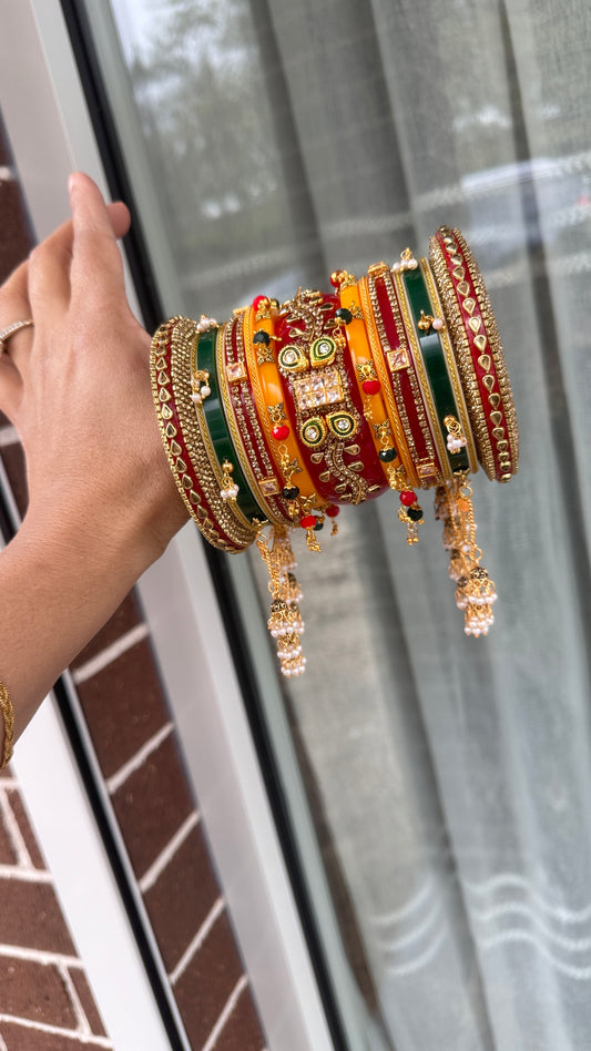 Karvachauth special rajwadi bangles