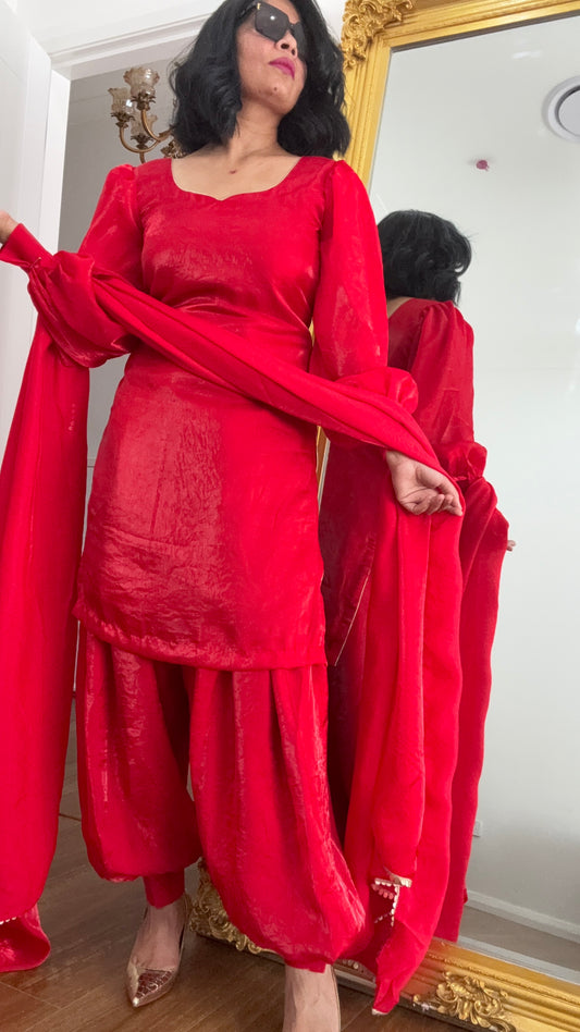Salwar suit / Punjabi suit Red