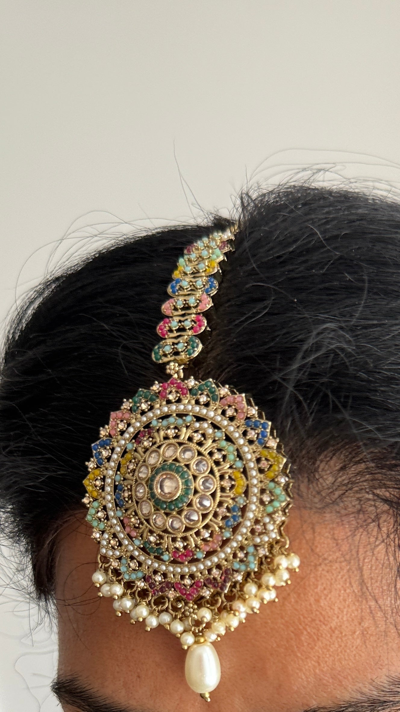 Jhumka earring with sahare