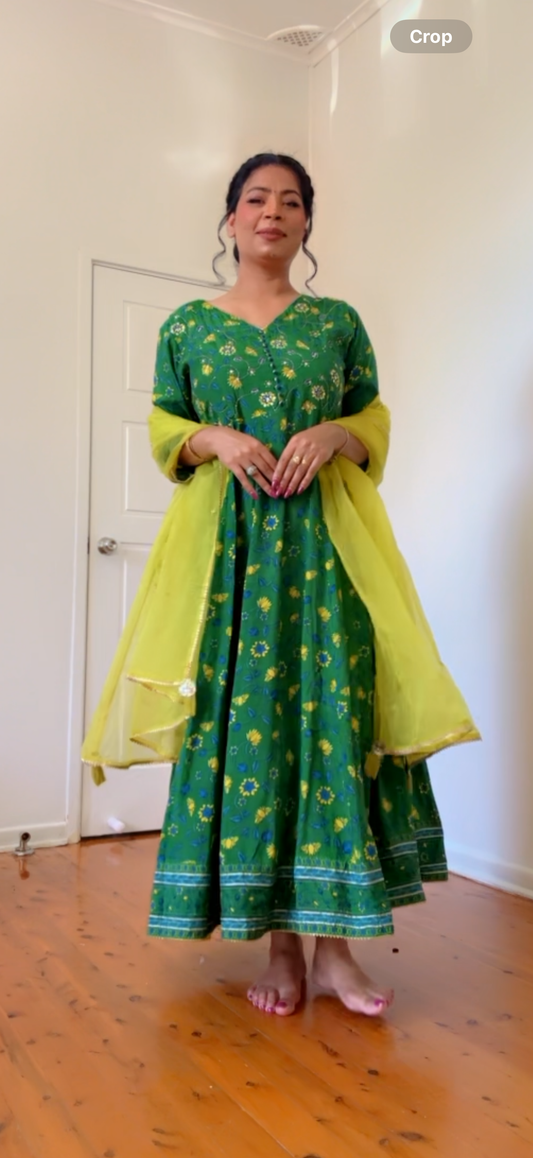 Anarkali gown outfit