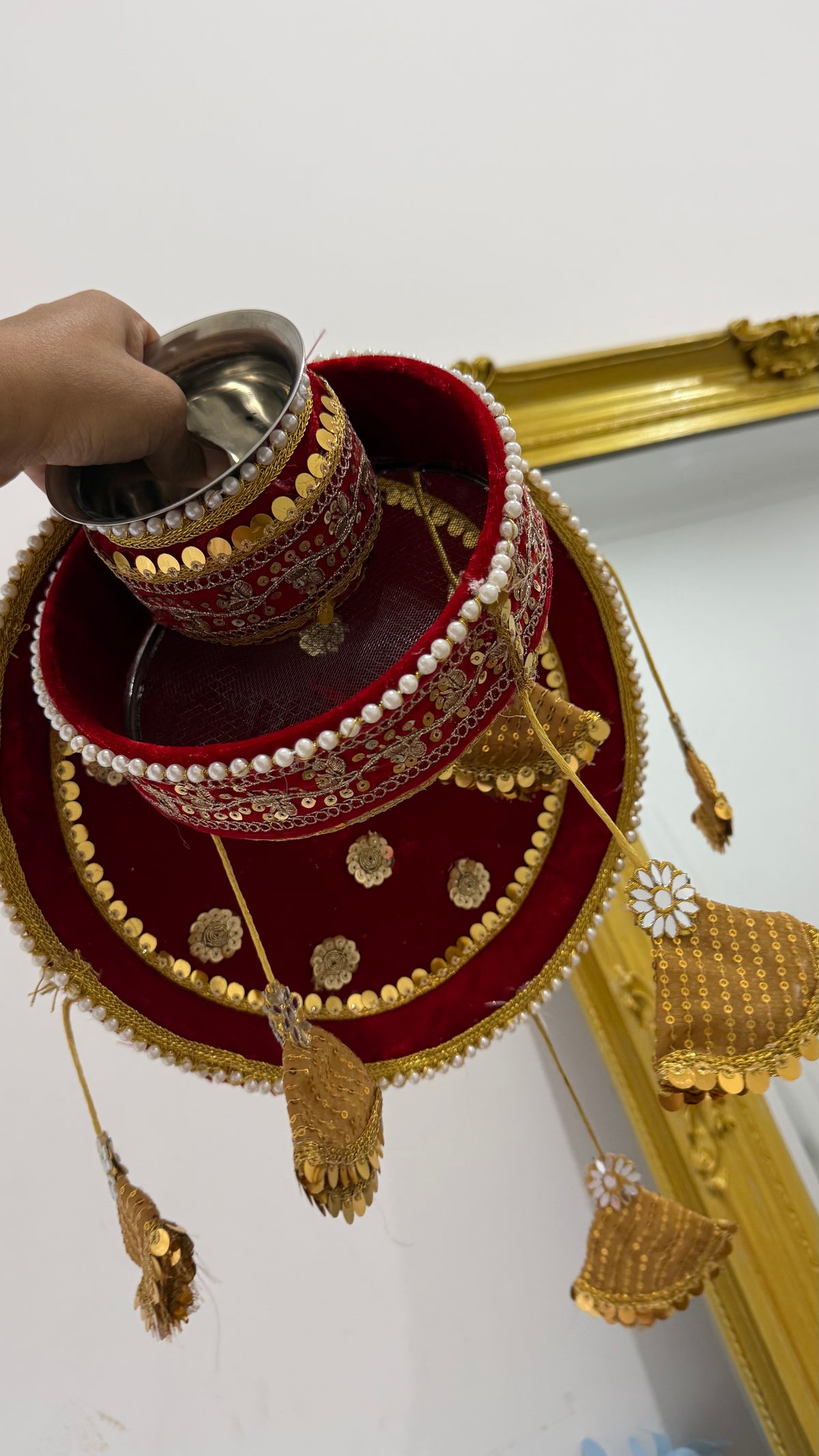 Karva chauth thaali set