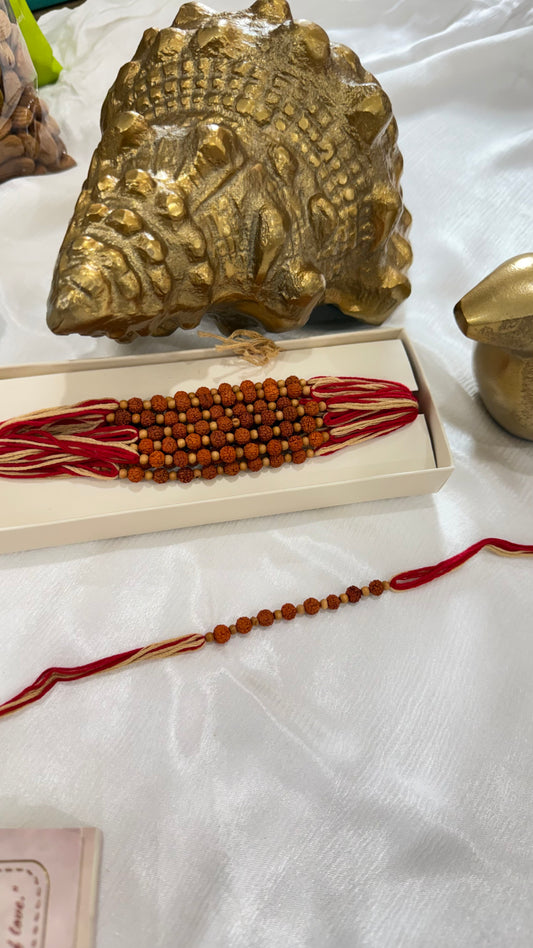 Elegant chandan thread rakhi