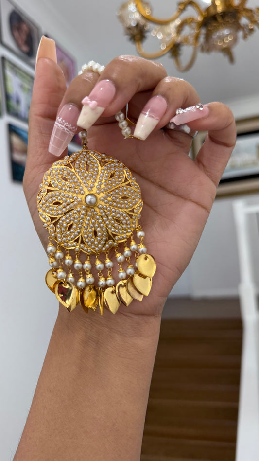 Real Jadau Gold Plated tikka