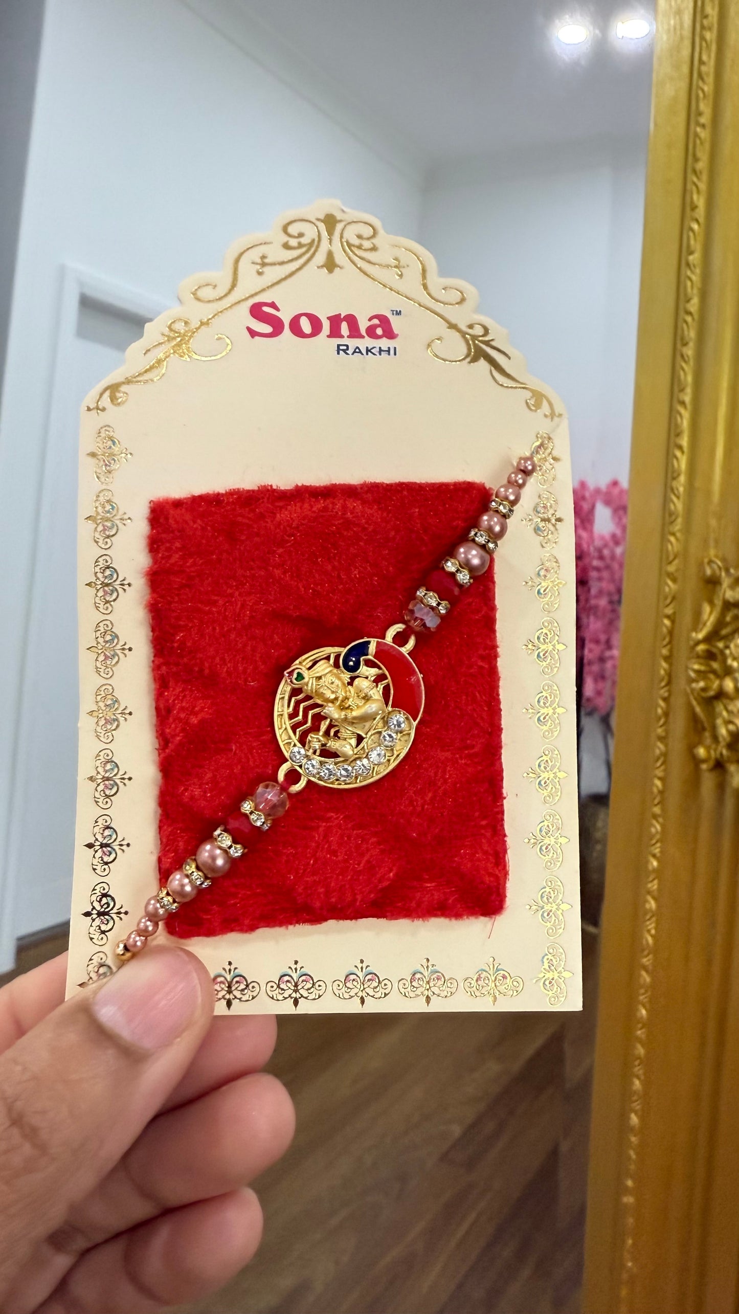 Handcrafted Rakhi for Brother – Traditional Raksha Bandhan Thread with Global Shipping