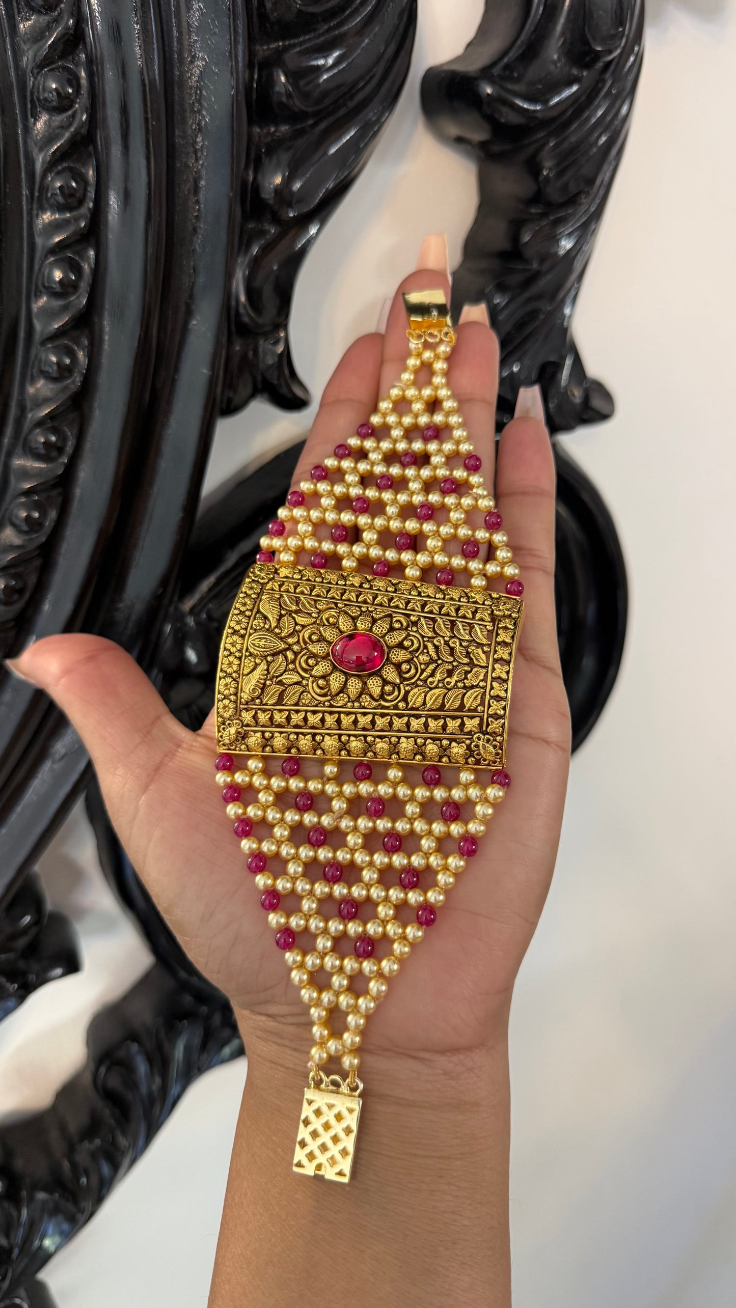 Gold Plated Bahi Bracelet for Women | Traditional Indian Jewellery Australia