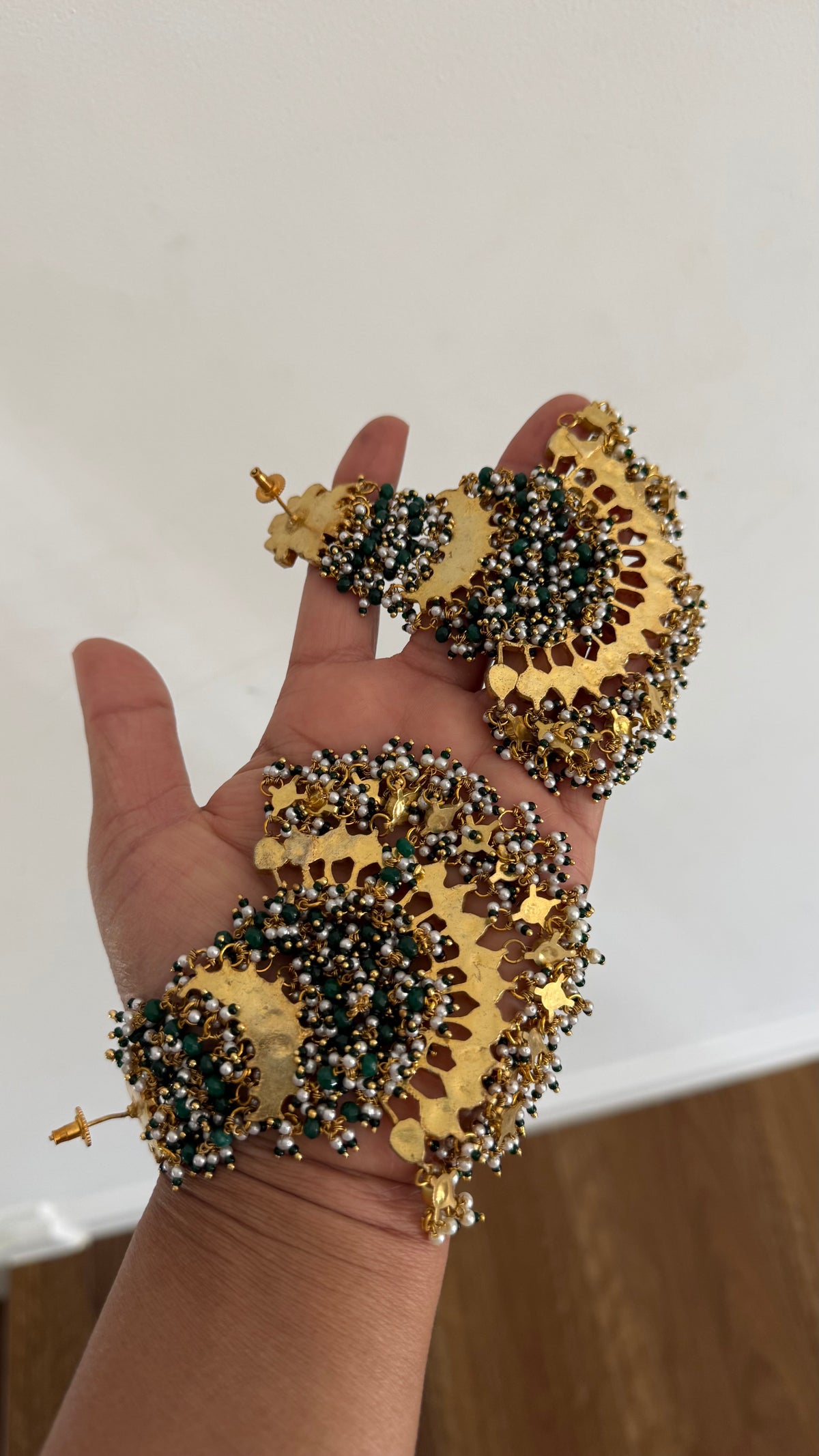 Pachi Kundan earrings hand made