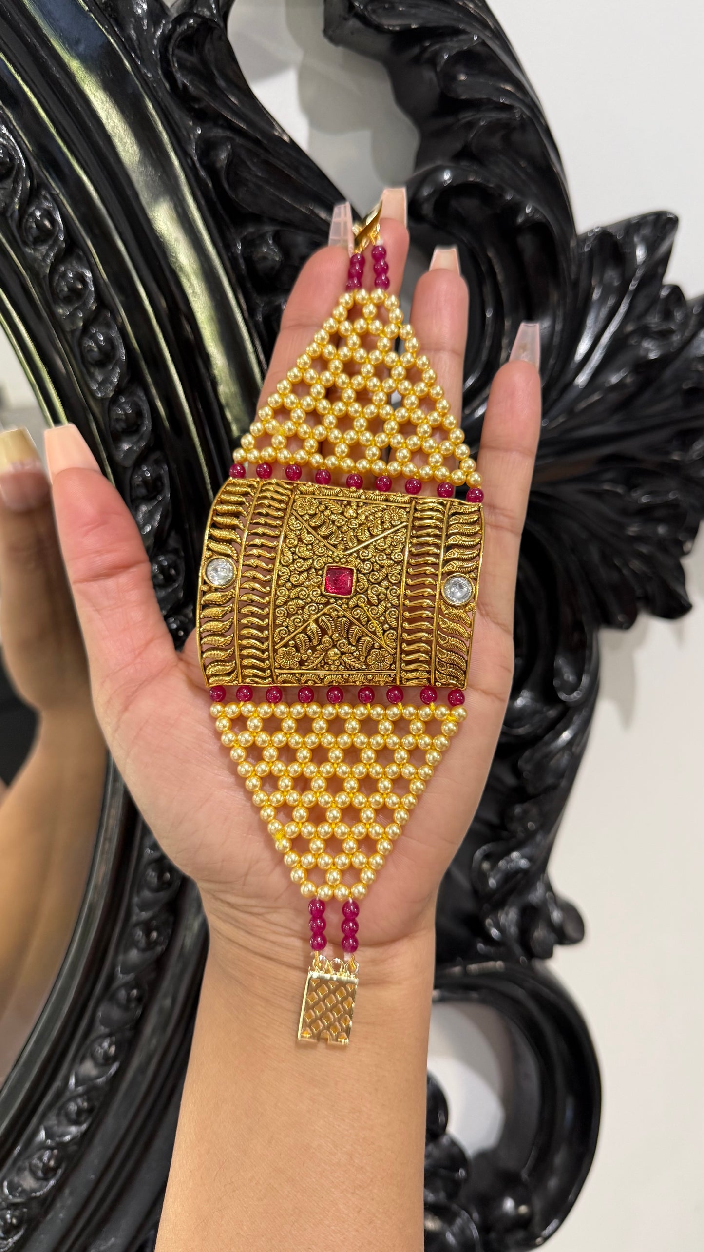 Gold Plated Bahi Bracelet for Women | Traditional Indian Jewellery Australia